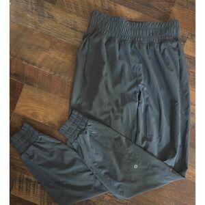 Lululemon Athletics Gray Sage Freshly Jogger Training Fit Size 6 Elastic Waist